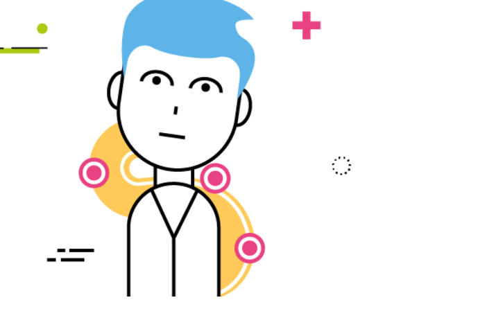 Un peronnage MNT & VOUS, montrant les points du corps où l'on peut subir des TMS