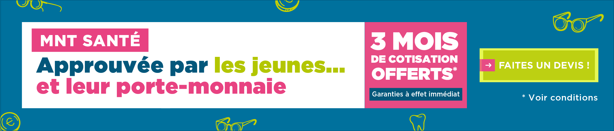 Bannière jeune, Santé Jeune